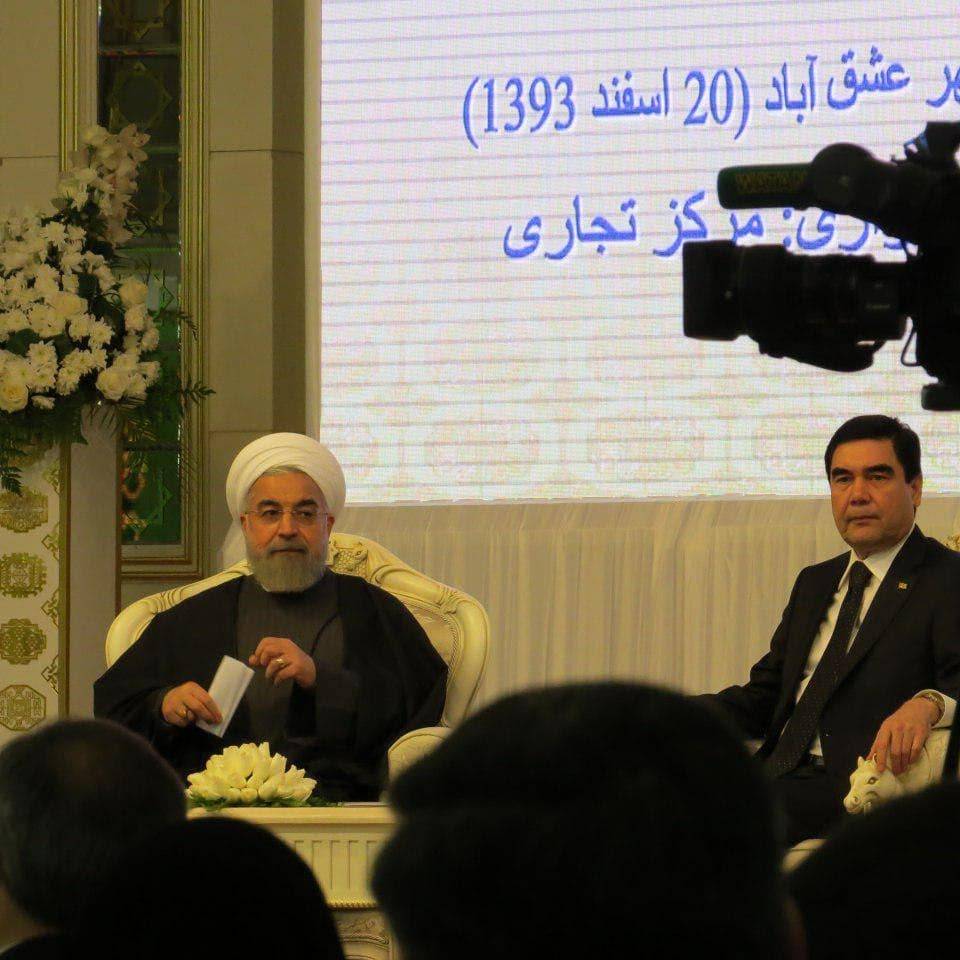 سازماندهی ملاقات سران ریاست جمهوری ایران و ترکمنستان در عشق‌آباد
